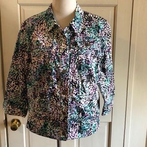 Christopher & Banks XL Colorful Spring Jacket